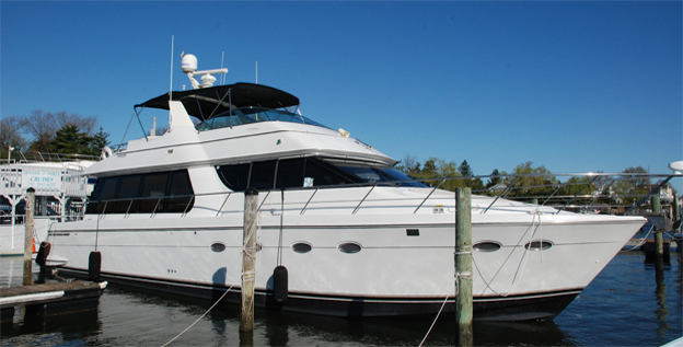 Docked Boat at Pleasure Bay Yacht Basin